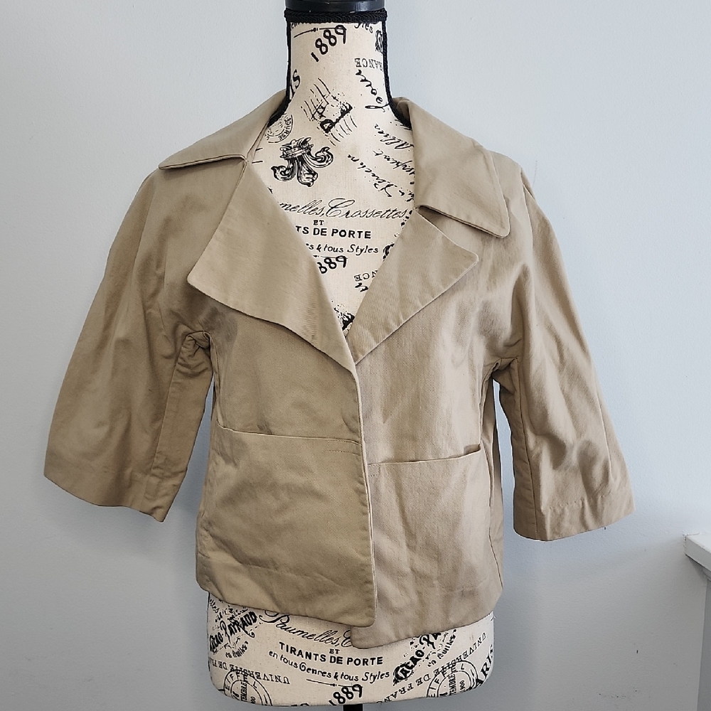 Marni Tan Women's Blazer Jacket Size 42
